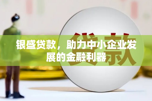 高碑店银盛贷款，助力中小企业发展的金融利器