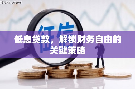 高碑店低息贷款，解锁财务自由的关键策略