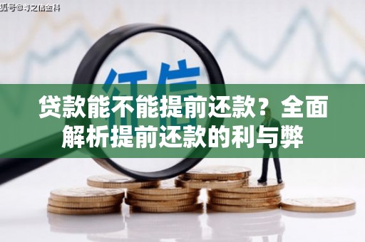 高碑店贷款能不能提前还款？全面解析提前还款的利与弊
