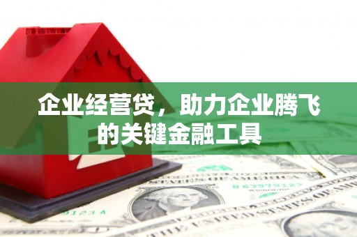 高碑店企业经营贷，助力企业腾飞的关键金融工具
