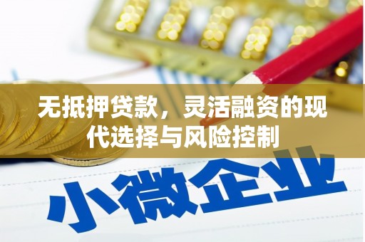 高碑店无抵押贷款，灵活融资的现代选择与风险控制