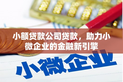 高碑店小额贷款公司贷款，助力小微企业的金融新引擎