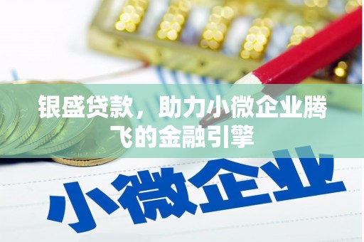 高碑店银盛贷款，助力小微企业腾飞的金融引擎