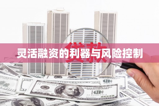 高碑店灵活融资的利器与风险控制