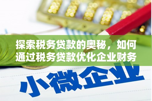 高碑店探索税务贷款的奥秘，如何通过税务贷款优化企业财务
