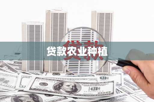 高碑店贷款农业种植