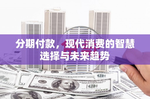 高碑店分期付款，现代消费的智慧选择与未来趋势
