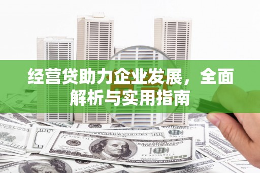 高碑店经营贷助力企业发展，全面解析与实用指南