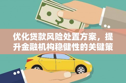 高碑店优化贷款风险处置方案，提升金融机构稳健性的关键策略