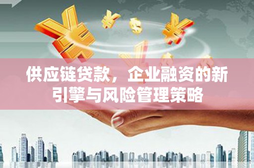 高碑店供应链贷款，企业融资的新引擎与风险管理策略