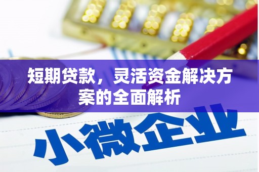 高碑店短期贷款，灵活资金解决方案的全面解析