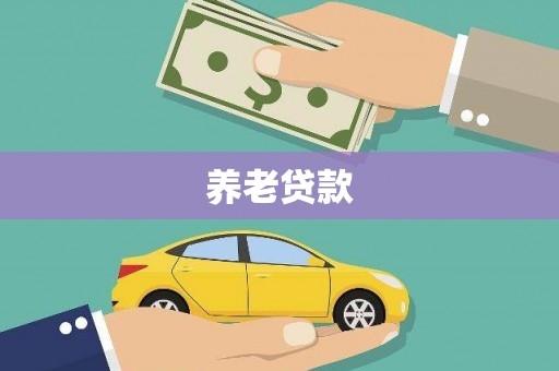 高碑店养老贷款