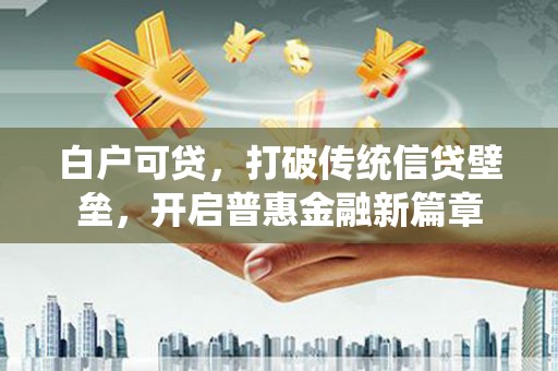 高碑店白户可贷，打破传统信贷壁垒，开启普惠金融新篇章
